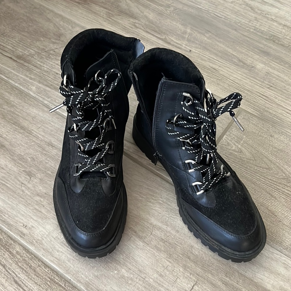 ASOS Black Laced Combat Boots